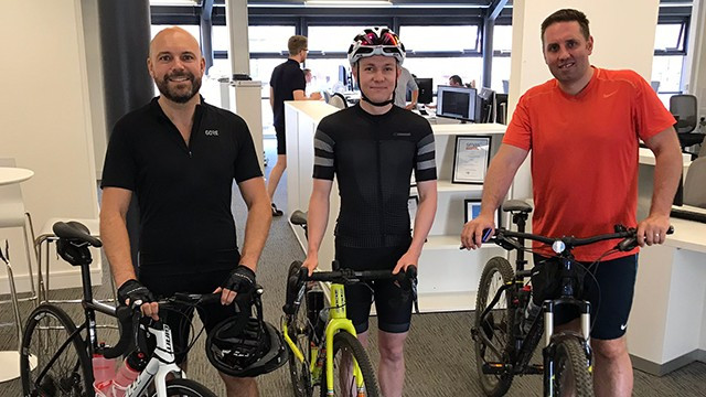 RG Charity Bike Ride - latest news from Cunniff Design, Leeds