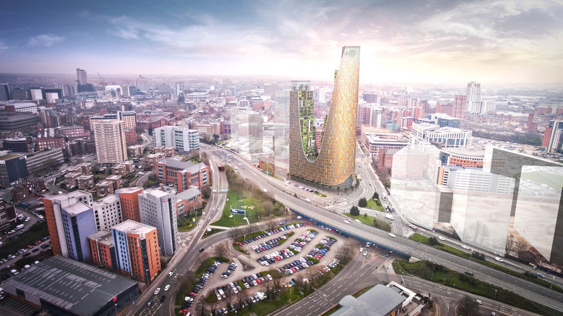 Mixed use project design competition -  Cunniff Design in Leeds