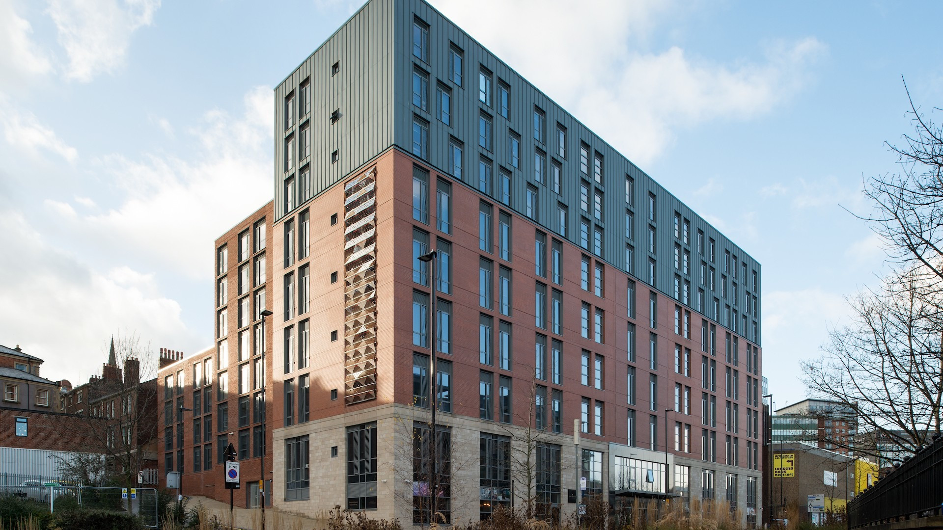 Crown House - student accommodation scheme delivered by architects Cunniff Design in Sheffield